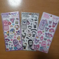 平成はっぴーフォン　サンリオ シール3枚セット