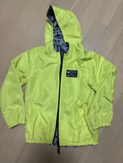 蛍光イエローフード付きジャケット　BReeze リバーシブル