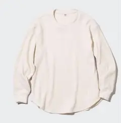 UNIQLO ワッフルクルーネックT