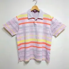 ★90s 日本製 OLD KENZO GOLF ボーダー ポロシャツのサムネイル