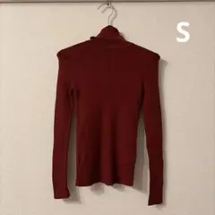 UNIQLO エクストラファインメリノ リブタートルネックセーター S