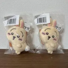 ちいかわうさぎだらけくじ Ｅ賞ぬいぐるみバッジ(ハァ！？)