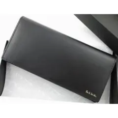 ★残りわずか★新品★箱付★ポールスミス かぶせ 長財布 黒★