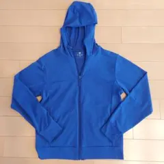 UNIQLO AIRismフルジップパーカー 160cm 青