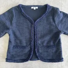 キッズ　セットアップ　ツイードジャケット