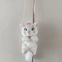 ディズニー　マリーちゃんぬいぐるみショルダーバッグ