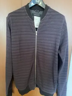 【新品】ナノユニバース鹿の子ZIPブルゾンM