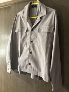 BACK NUMBER ピンクベージュ シャツジャケット M