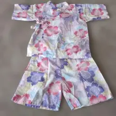 西松屋　女の子　甚平　浴衣　桜柄