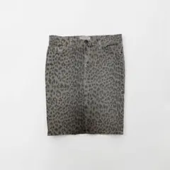 CURRENT/ELLIOTT レオパード柄 タイトスカートのサムネイル