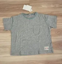 未使用　キッズ　マーキーズ　Tシャツ　グレー　ステッチ　サイズ120cmのサムネイル