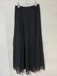 UNIQLO ブラック プリーツスカート M