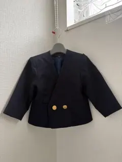 YUKI TORII ネイビー スーツジャケット 100