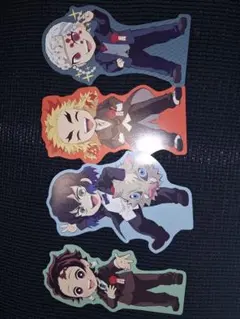 鬼滅の刃 ダイカットポスカ 4枚セット