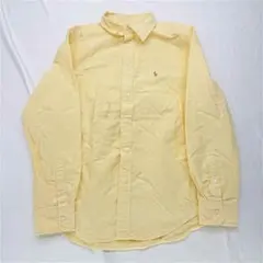 ?ポロ ラルフローレン コットンシャツ イエロー系 L メンズ