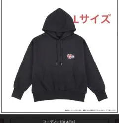 TREASURE PULSE ON フーディ BLACK Lサイズ