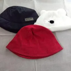 帽子　3点セット　46〜50cm