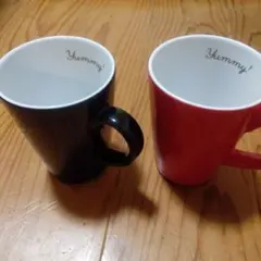Afternoon Tea マグカップ 黒 赤 セット