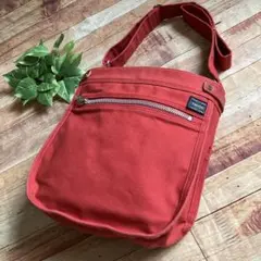 PORTER（ポーター） レッド ショルダーバッグ NAKED/BOOK BAG