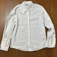 15 【極美品】ファビアナフィリッピ 長袖シャツ 38 白 ルーチェ付のサムネイル