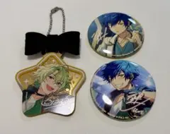 あんスタ 缶バッジ / キーホルダー 漣ジュン / 巴日和 3点セットのサムネイル