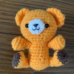 あみぐるみオレンジクマ