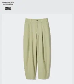 ユニクロ×コントワーデコトニエ　　リネンブレンドタックテーパードパンツ　Mのサムネイル