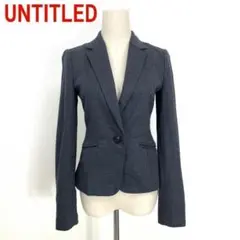A2099 アンタイトル テーラードジャケット ウール 裏地あり グレー １