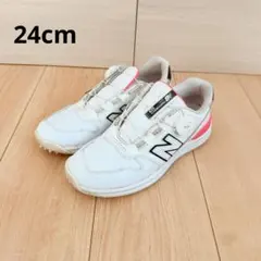 ニューバランス 24cm ゴルフシューズ スパイクレスWGBS996X ボアのサムネイル