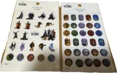 【ハロウィン】ディズニー ヴィランズ ぷっくりシール ストーンシール 2枚セット