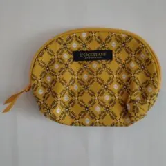 L'OCCITANE イエロー 花柄 ポーチ