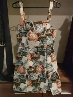 猫柄キャミワンピース XSサイズ