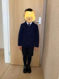 男子スーツジャケット シャツ ネクタイ ズボンブラックシューズ　靴下￼7点セット