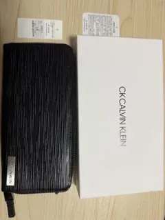 CK CALVIN KLEIN ブラック長財布　値下げ可！のサムネイル