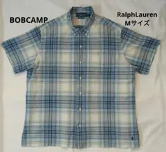 希少 90s ラルフローレン BOB CAMPチェックシャツ インド製