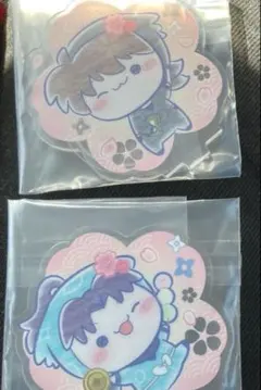 忍たま乱太郎　フリューくじ　アクリルスタンド　土井半助　きり丸