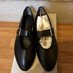 GREEN LABEL RELAXING ラウンドストラップ　フラットシューズ