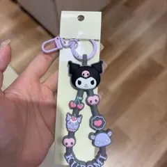 サンリオ大賞応援グッズ　ラバーコードキーホルダー　クロミ