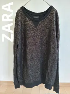 ZARA MAN スウェット ゴールド ブラック Lのサムネイル