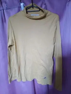 CROCODILEクロコダイル ハイネックカットソー マスタード