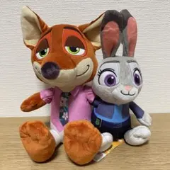 ズートピア2 ペアぬいぐるみ（ニック&ジュディ）