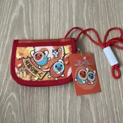 신품 미사용 太鼓の達人 ラウンドウォレット 財布 紐付き財布