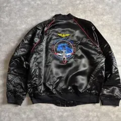 USA製 McDONNELL DOUGLAS 刺繍 ナイロンジャケット XL