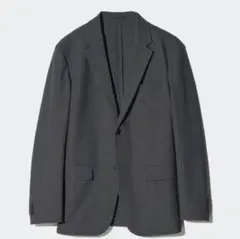 【極美品】 2023年モデル UNIQLO 感動ジャケット ダークグレー L