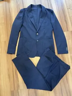 極美品✨スーツセレクト 高級イタリア製生地 L（A6） ネイビー