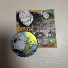 SAKAMOTO DAYS展 朝倉シン ターゲット缶バッジ - メルカリ