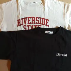 WEGO カットソー Tシャツ S F 丈短 ２枚セット