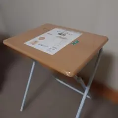 ニトリ スリム折りたたみデスク ライトブラウンのサムネイル