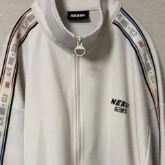 NERDY トラックジャケット ホワイト Lサイズ