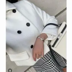 shellerシェリエ コクーンシャギージャケットコート」 - メルカリ